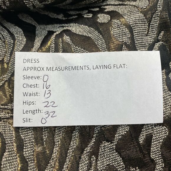 MM Couture Dress Small Animal Print Brown Gold Cutout Back Party Club Miss Me S - Picture 8 of 11